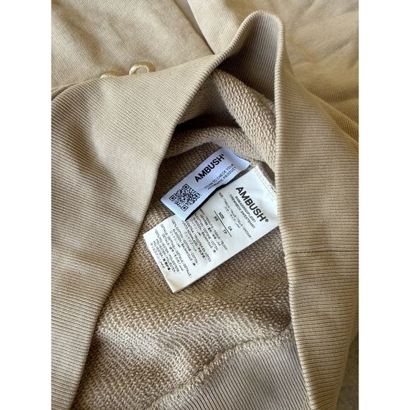 Ambush /22 Tan Crewneck Sweatshirt - Picture 3 of 3